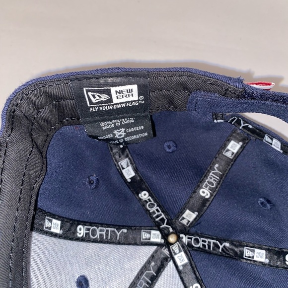 New Era NFL Texan Navy Blue Baseball Cap Adjustable - Picture 6 of 6